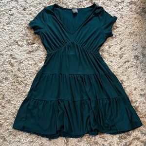 Olivia Rae Teal Ribbed Dress